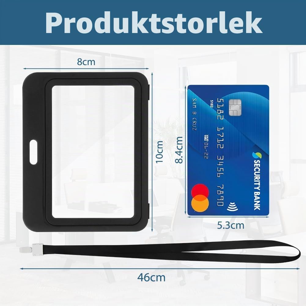 Thumbnail 1 de OFFCUP V9-2PCS-HKKT+GS-FBA ID-korthållare, 2-pack i hårdplast