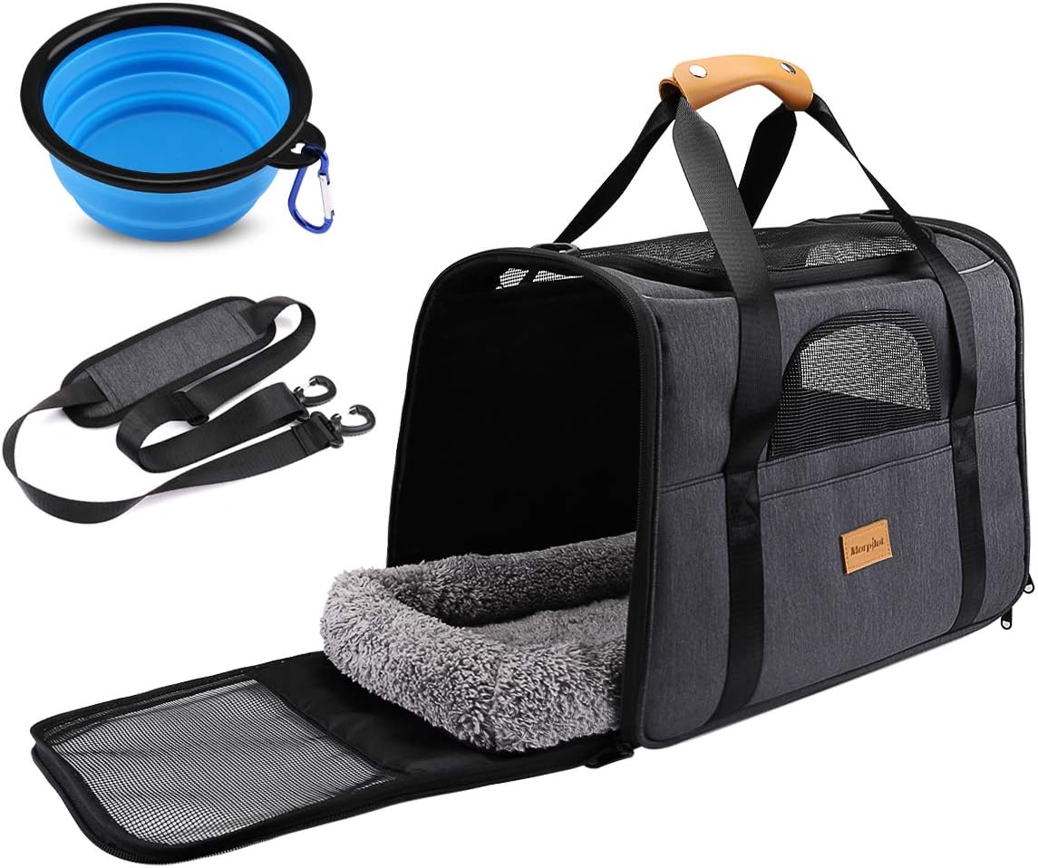 Thumbnail 6 de Morpilot Airline Approved Top-Opening Cat Carrier (L) - Grey, for cats up to 9kg