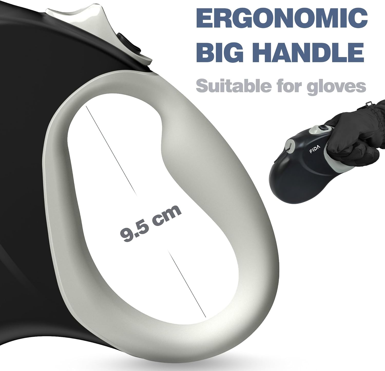 Thumbnail 4 de Fida 9m Retractable Dog Lead for 50kg dogs