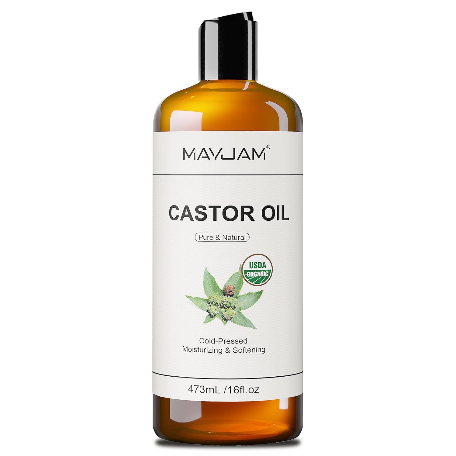 Detalle de MAYJAM Organic Castor Oil 16 oz