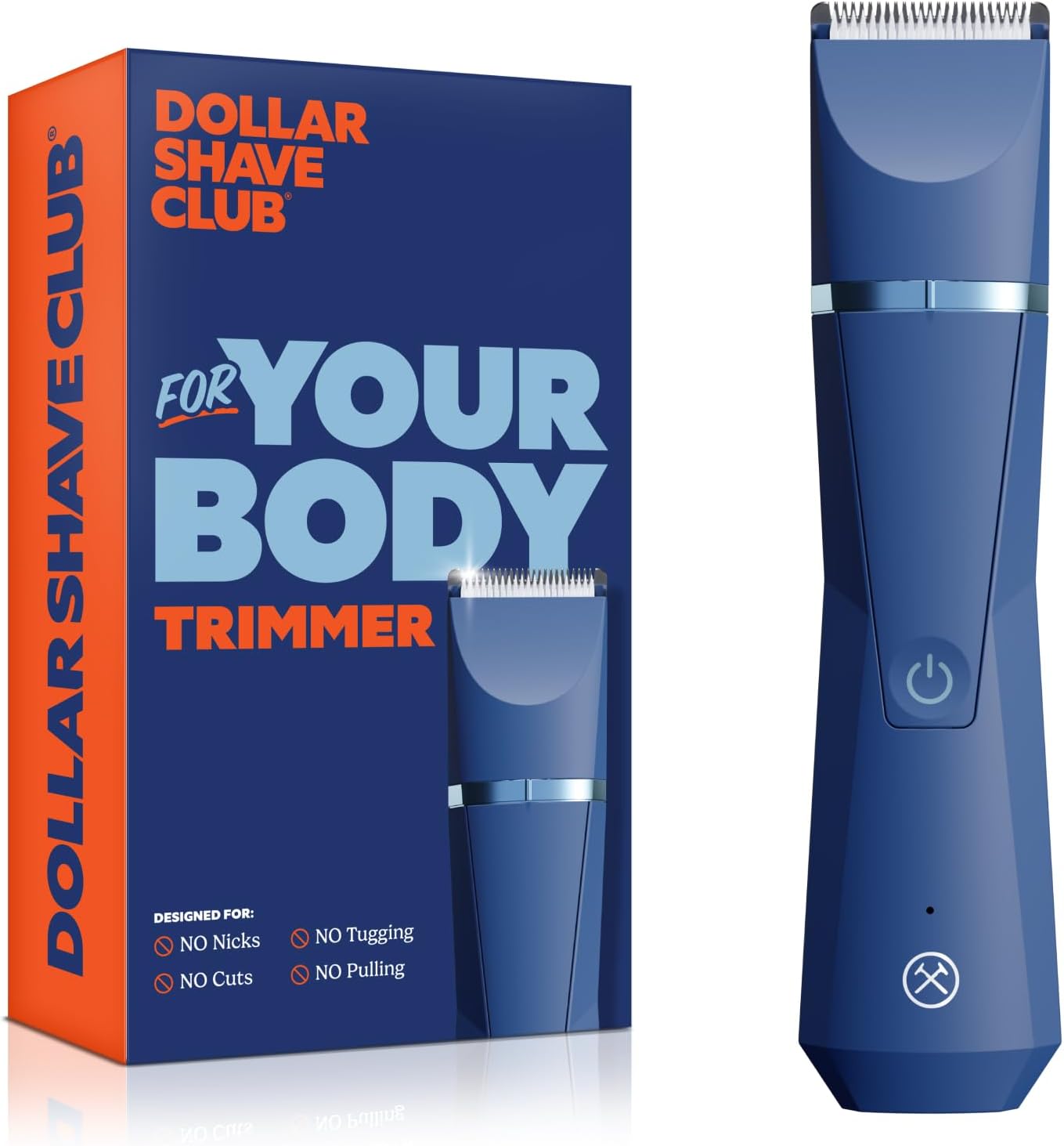 Detalle de Dollar Shave Club for Your Body Trimmer – Shower Safe Ceramic Blades with USB-C Rechargeable Power