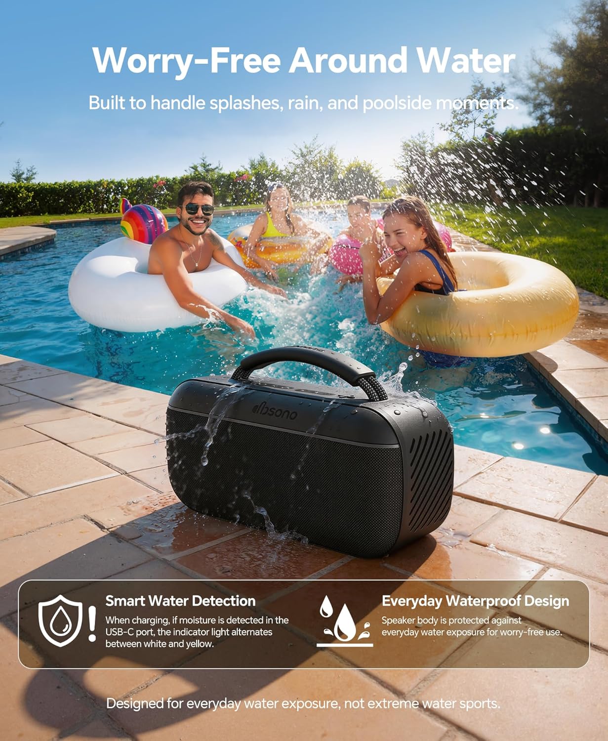 Thumbnail 6 de dbsono Portable Bluetooth Speaker 60W with BassBoost and TWS — Wireless Party Speaker