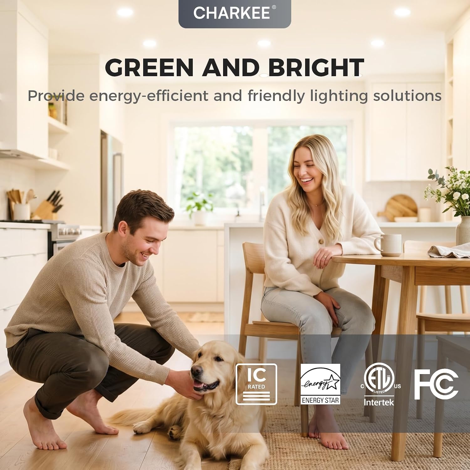 Thumbnail 6 de CHARKEE EPCL-12X-ETL-5CCT 24-Pack 6-Inch Canless LED Recessed Lights
