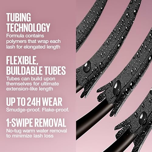 Thumbnail 7 de Maybelline Lash Sensational Sky Tubes Tubing Mascara – Extension-Like Length, 24HR Wear