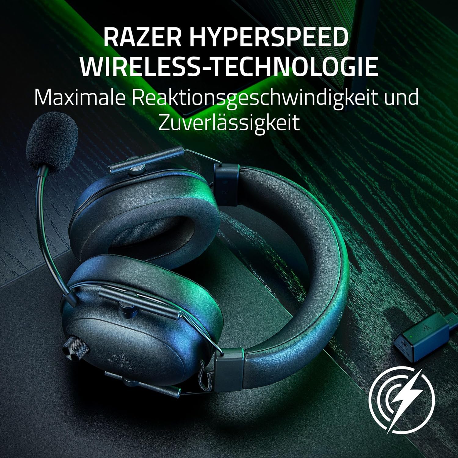 Thumbnail 3 de Razer BlackShark V2 HyperSpeed Gaming-Headset 280 g
