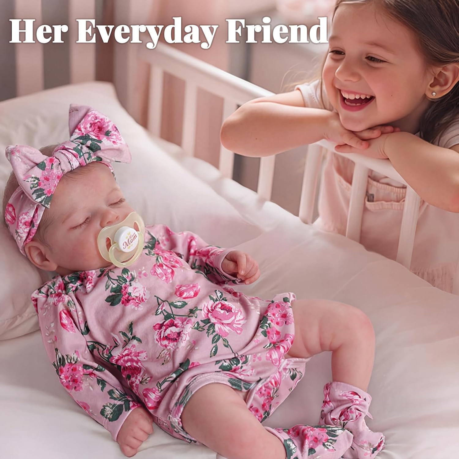 Thumbnail 6 de BABESIDE Lifelike Reborn Baby Doll 20 inches