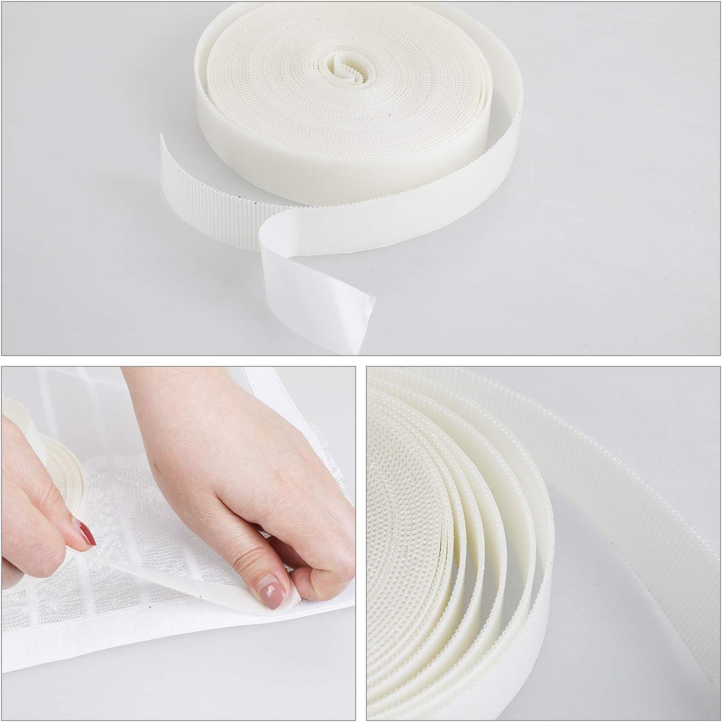 Thumbnail 5 de Zanzariera magnetica per finestre Anpro 100 x 140 cm – efficace contro zanzare e insetti, con nastro autoadesivo bianco