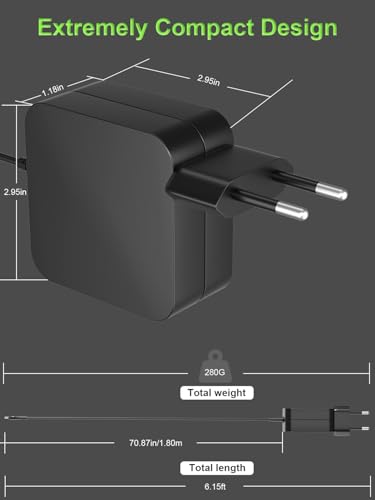 Detalle de PowerPortnerLink chargeur 65 W pour ordinateur portable ASUS, entrée 100-240 V