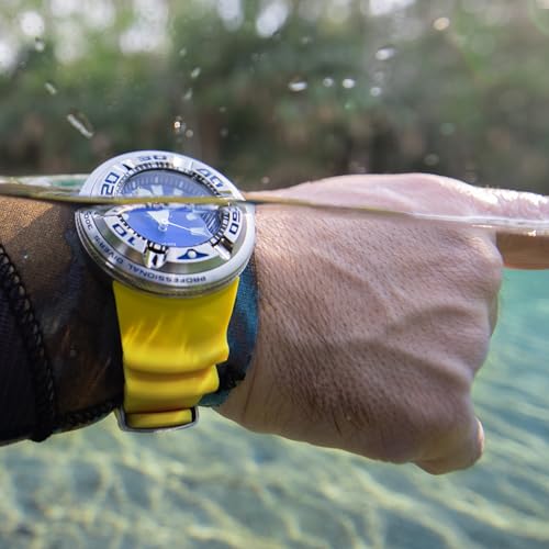 Detalle de Citizen Promaster Diver Ecozilla (BJ8058-06L) – 48mm Blue Dial, Eco-Drive, 300m WR