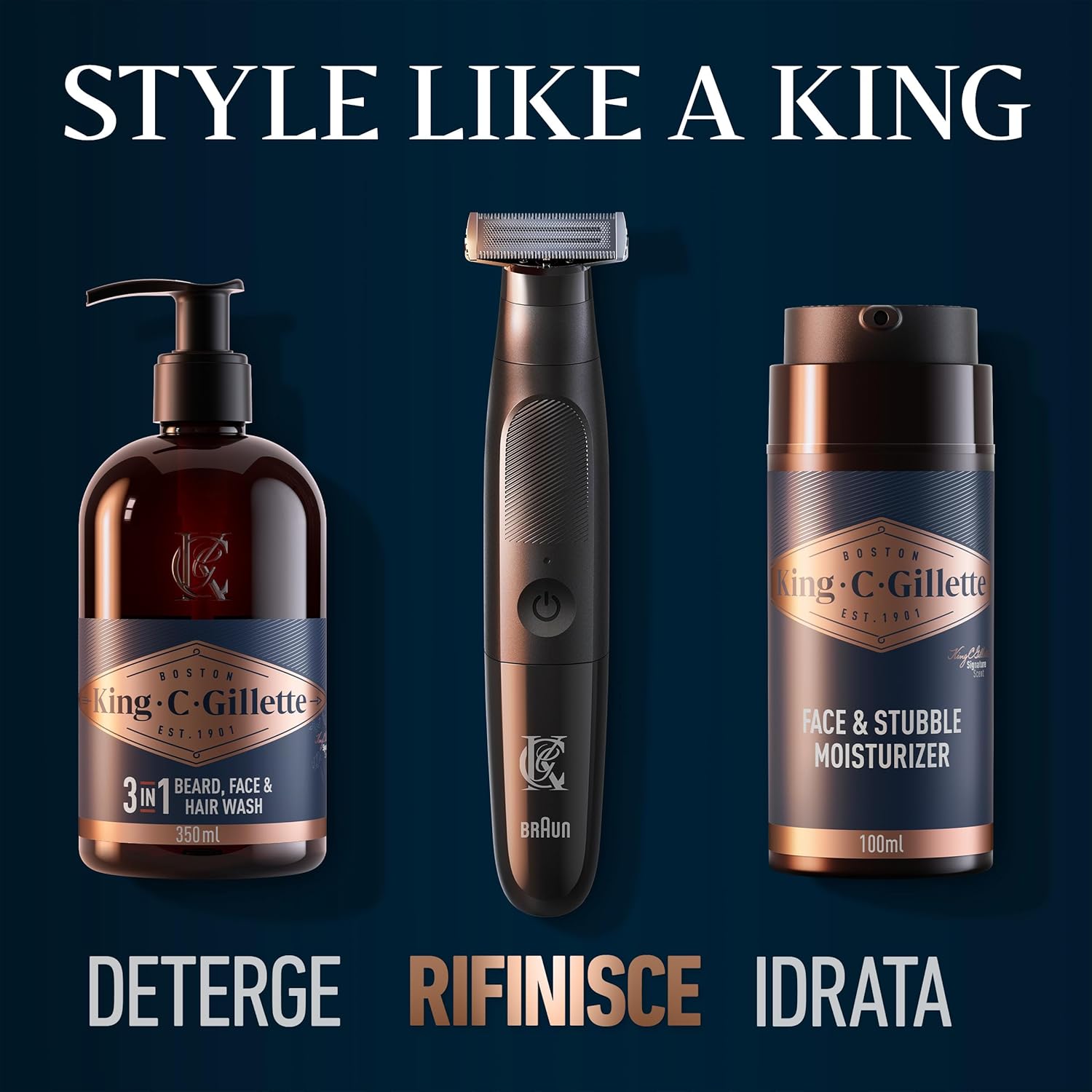 Thumbnail 5 de King C. Gillette LAMA BARBA 4D per regolabarba