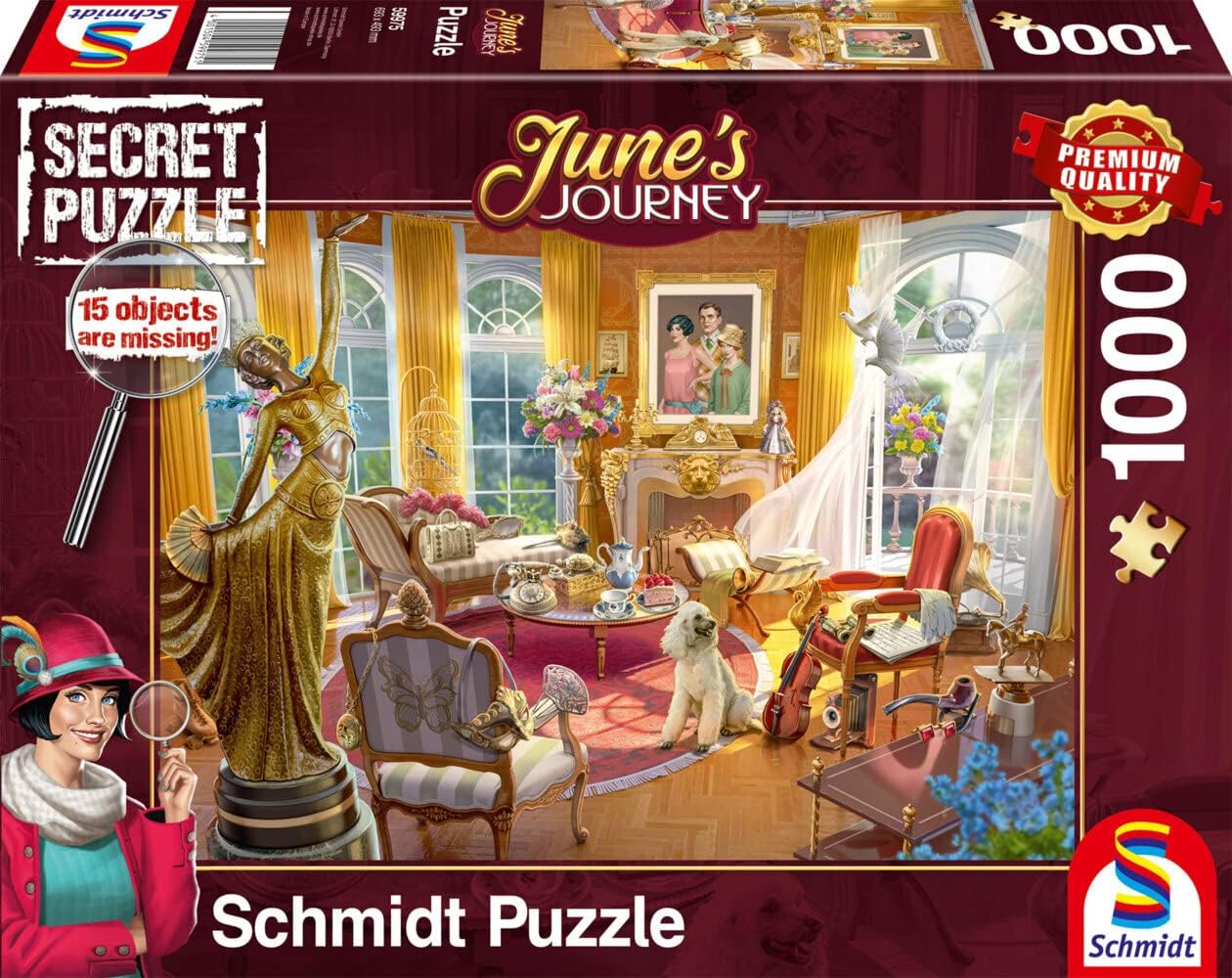 Imagen de Schmidt Spiele 59975 Nel salone della tenuta delle orchidee — puzzle da 1000 pezzi en OfertitasTOP