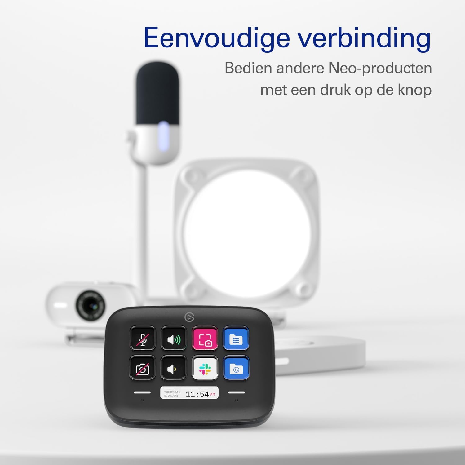 Thumbnail 6 de Elgato Stream Deck Neo 20GBJ9911-bk, zwart bedieningspaneel met 8 toetsen