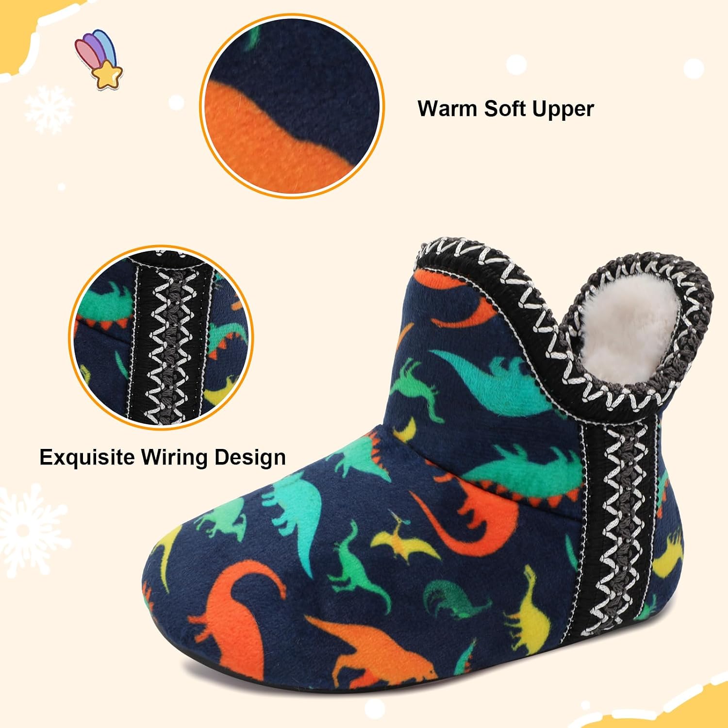Thumbnail 6 de LeIsfIt Toddler Slippers Faux Fur