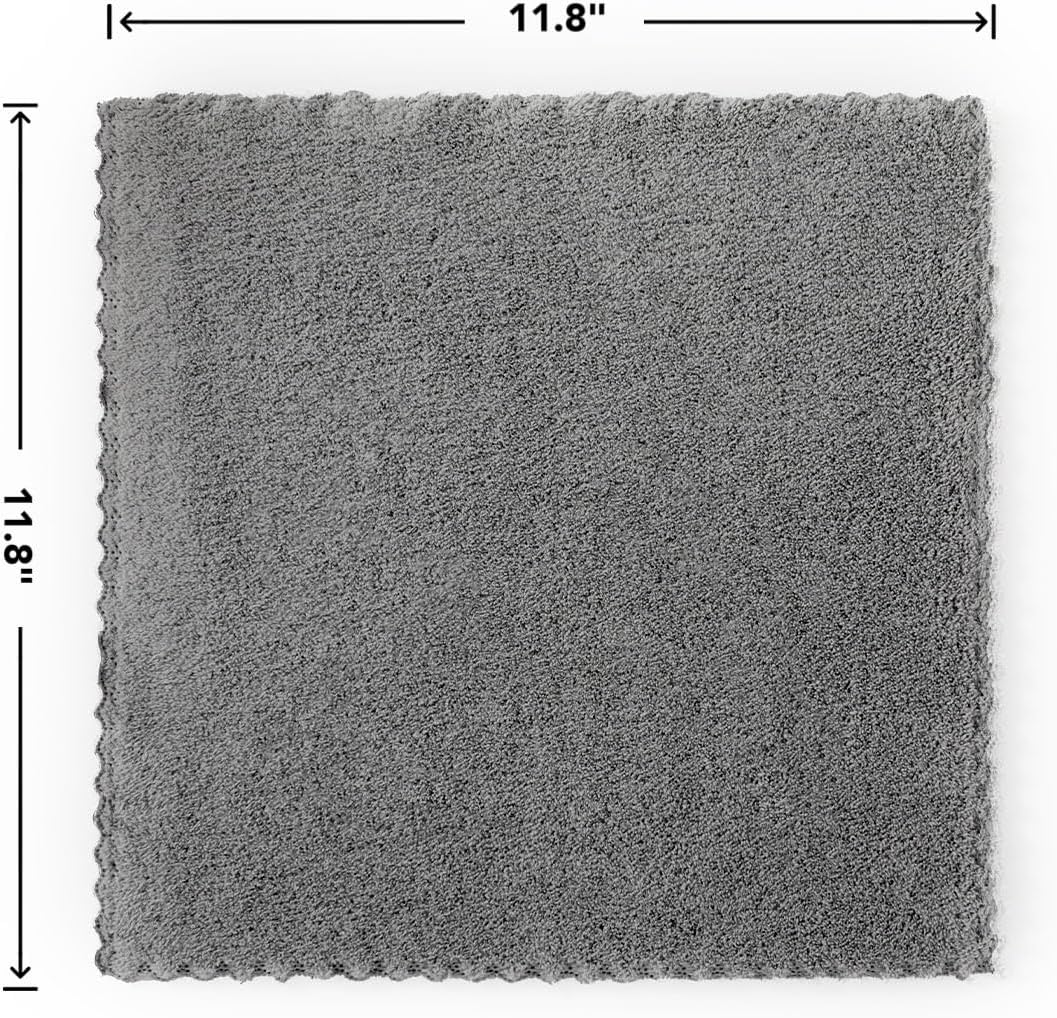 Thumbnail 4 de Neessno 12 Pack Cleaning Cloths: Ultra Soft, Ultra Absorbent Microfiber Rags