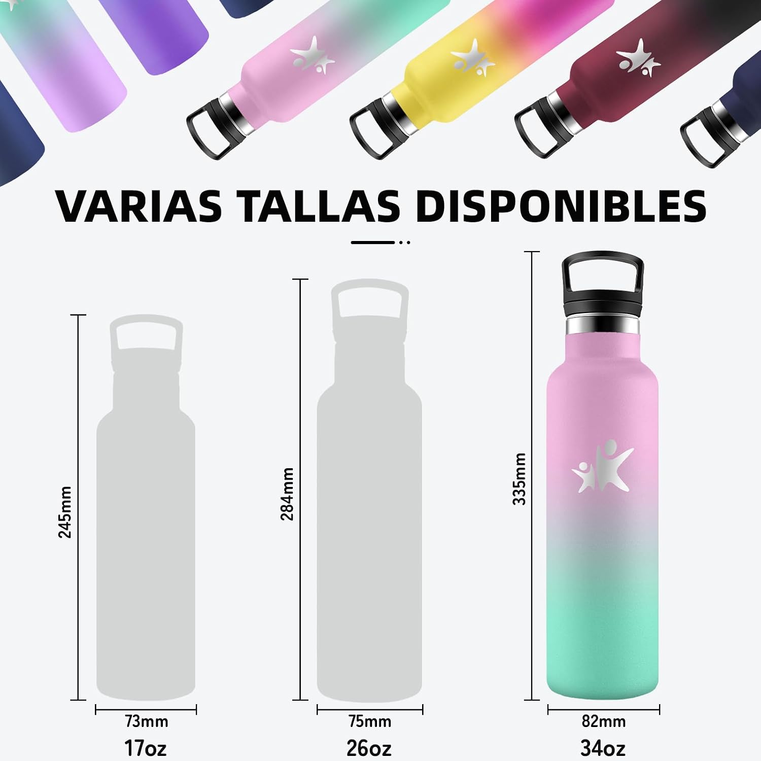 Detalle 2 de Borraccia termica 1 litro Grsta