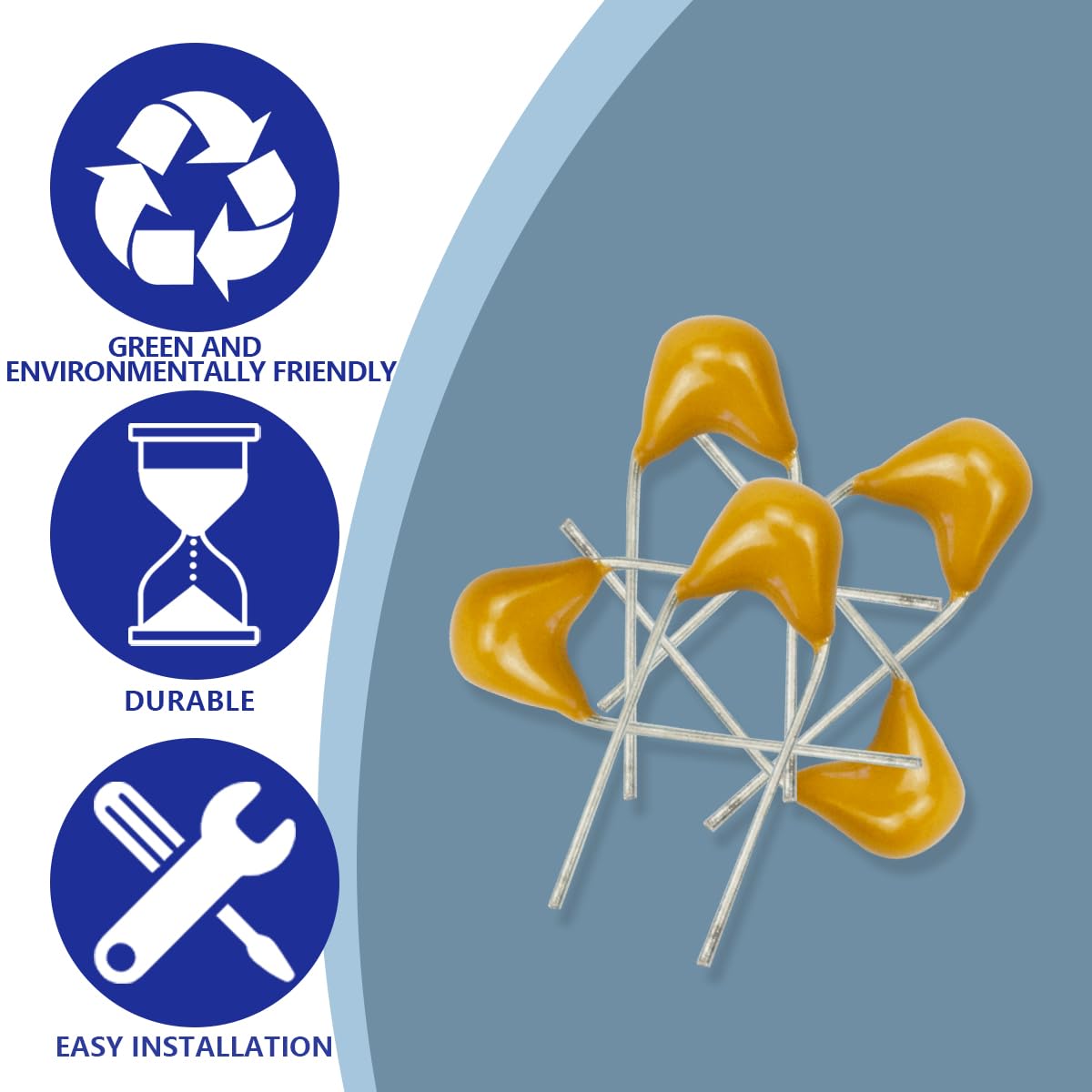 Thumbnail 5 de Innfeeltech 100pcs Keramik Kondensator 100pF ⚙️