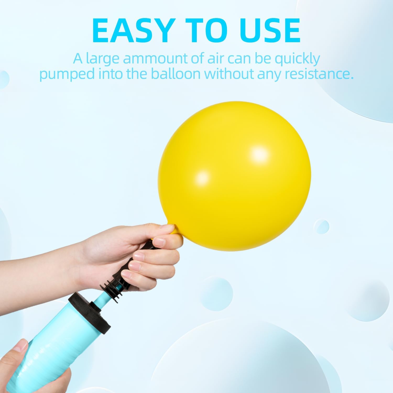 Thumbnail 1 de Noa Home Deco Pompe à ballon à main (pour ballons en latex et alu) – pratique pour fêtes et mariages