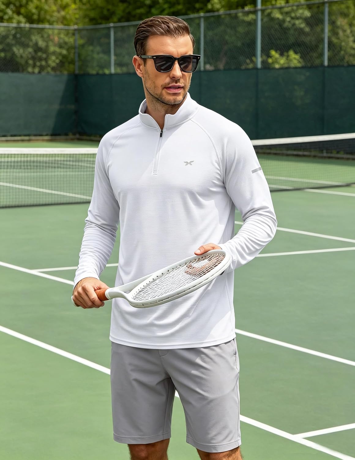 Thumbnail 2 de COOFANDY Men's Quarter-Zip Athletic Shirt