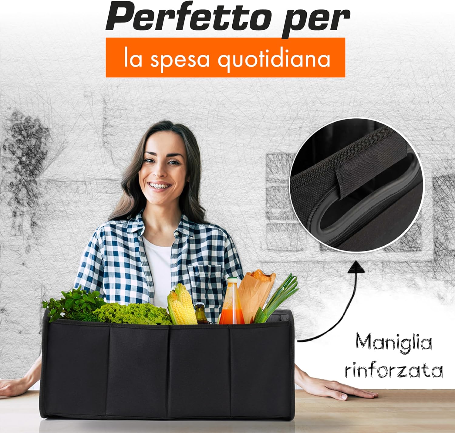 Detalle 2 de Organizer Bagagliaio Auto Borsa Porta-oggetti Universale
