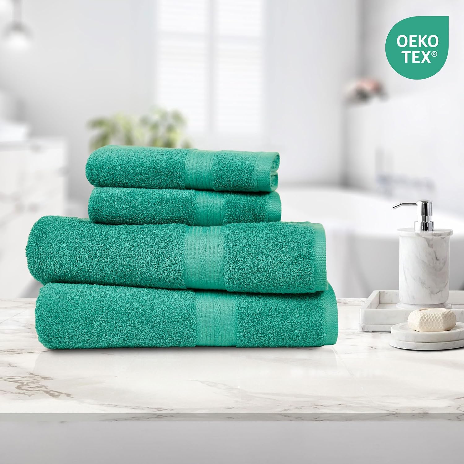 Thumbnail 4 de Amazon Basics 4 Piece Towel Set, 100% Cotton