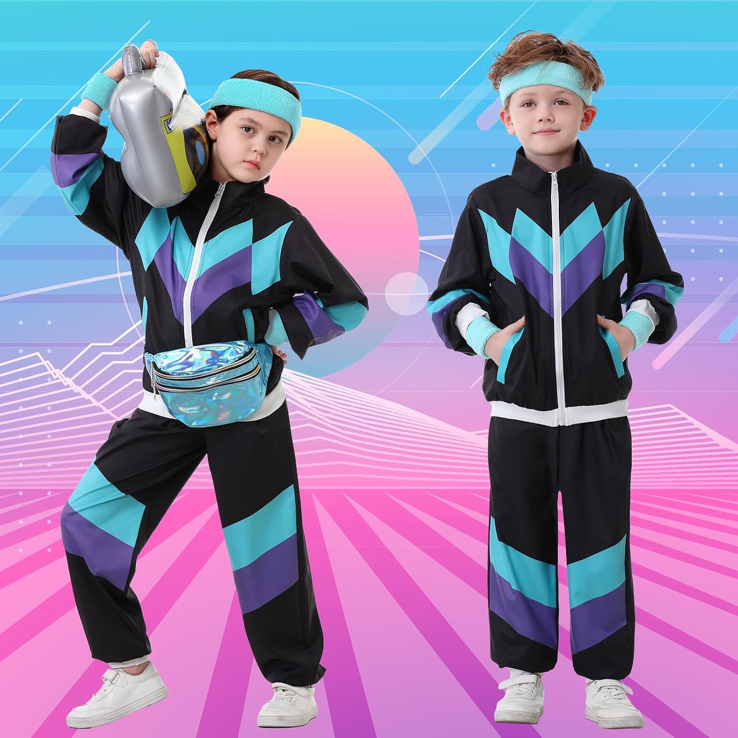Detalle 2 de Ezuwail Kids Tracksuit Set Polyester