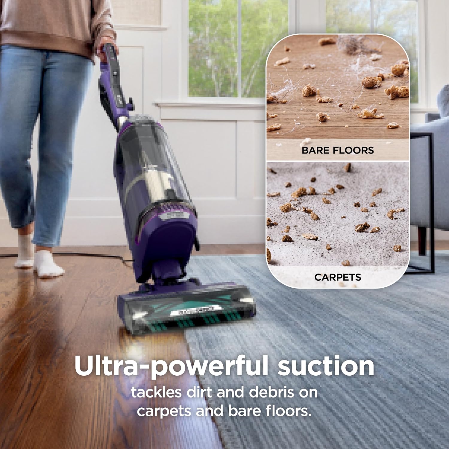 Detalle 2 de POWERDETECT Upright Vacuum AZ4002 for Pet Hair