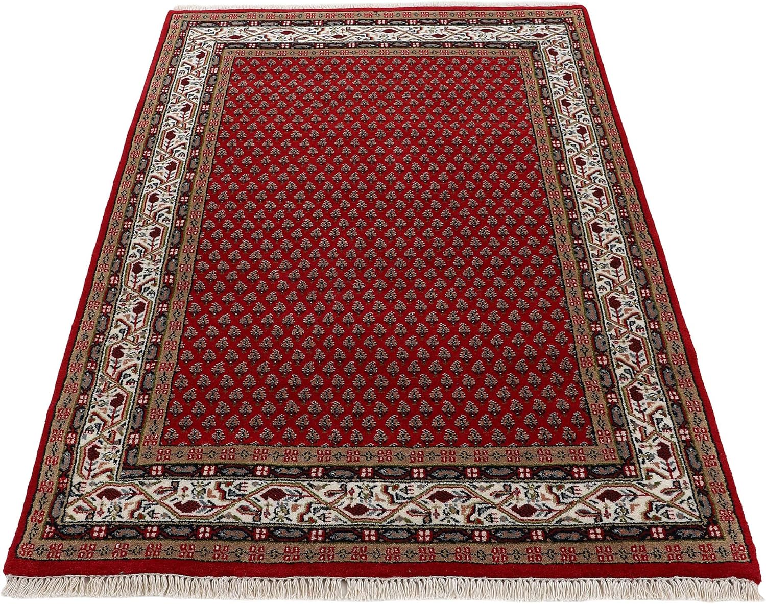 Thumbnail 2 de CarpetFine Alfombra de Lana Mir Roja 200x300 cm 🏡