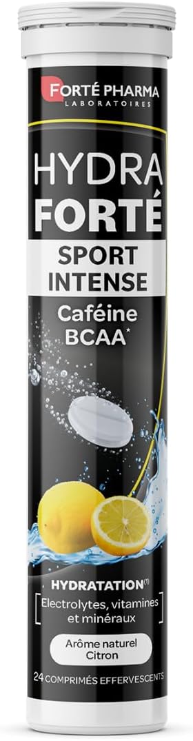 Forté Pharma Hydra Forté Sport Intense – Electrolytes, Caféine et BCAA pour l’hydratation et l’endurance