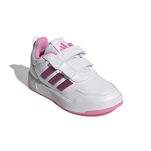 Detalle de Adidas Tensaur Sport 3.0 Hook and Loop Scarpe per Bambini e Ragazzi, Ftwr White/Bliss Pink/Grey Two, 34 EU