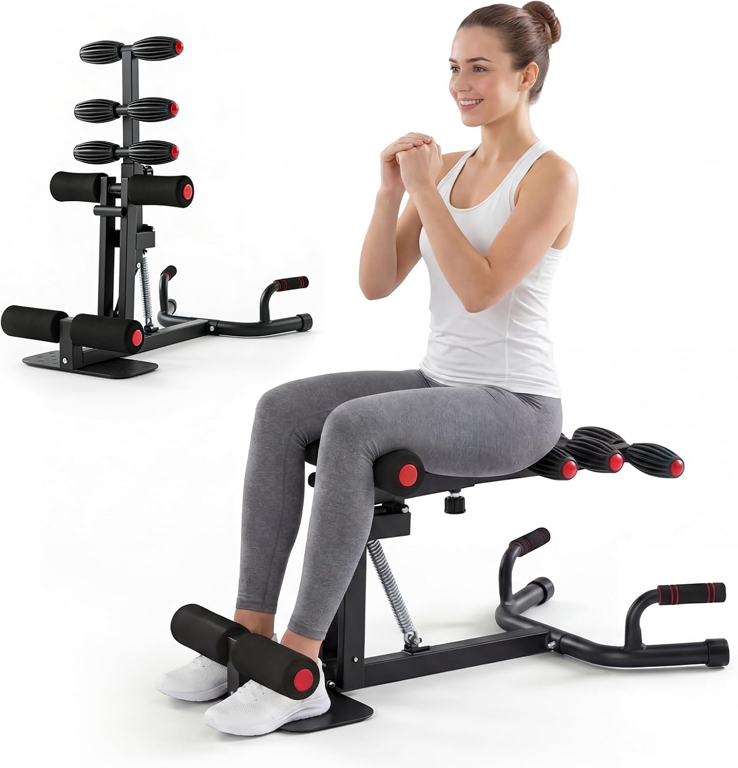 Detalle de DUMOS Deep Squat Machine, Adjustable Resistance