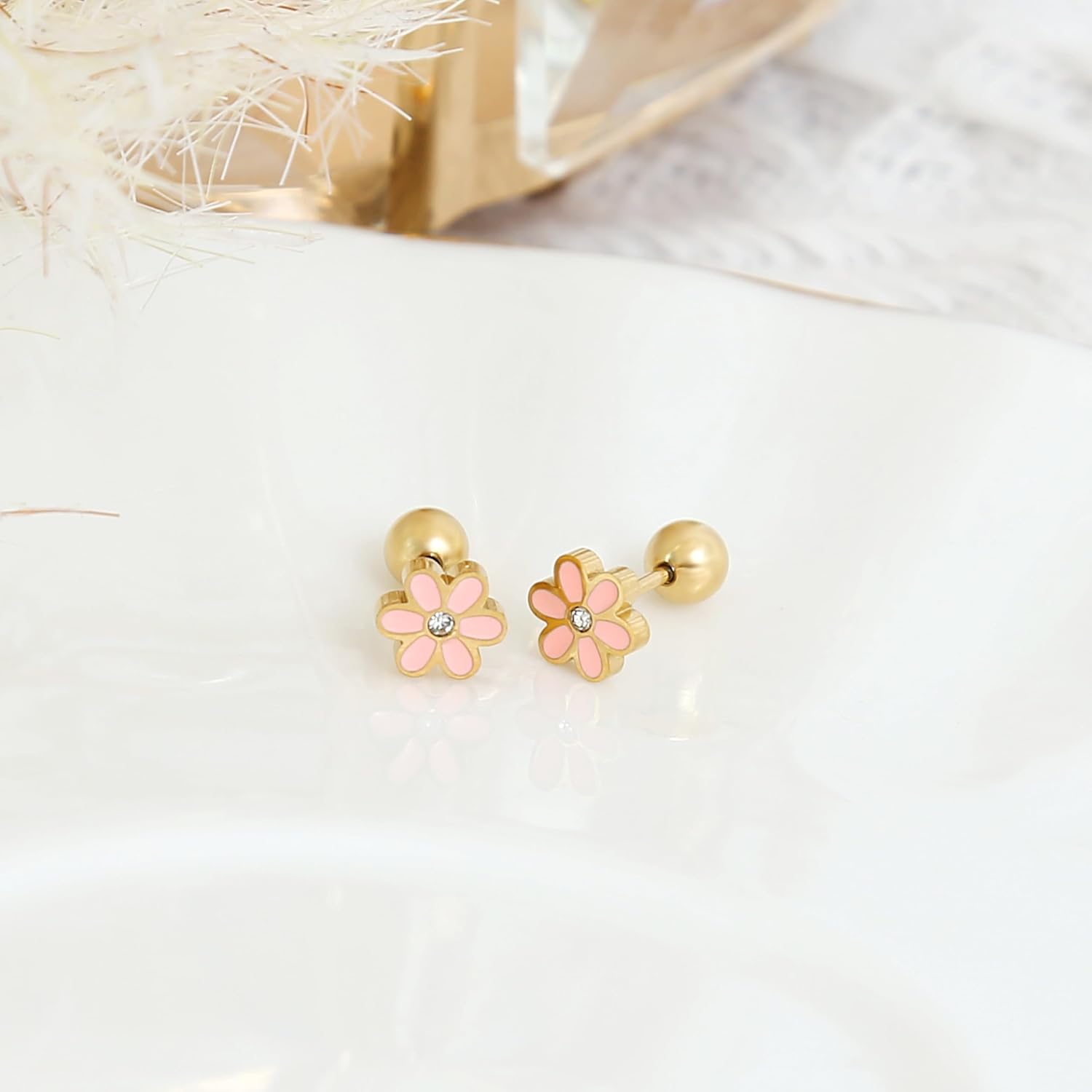 Thumbnail 4 de Made by Nami boucles d'oreilles fleurs