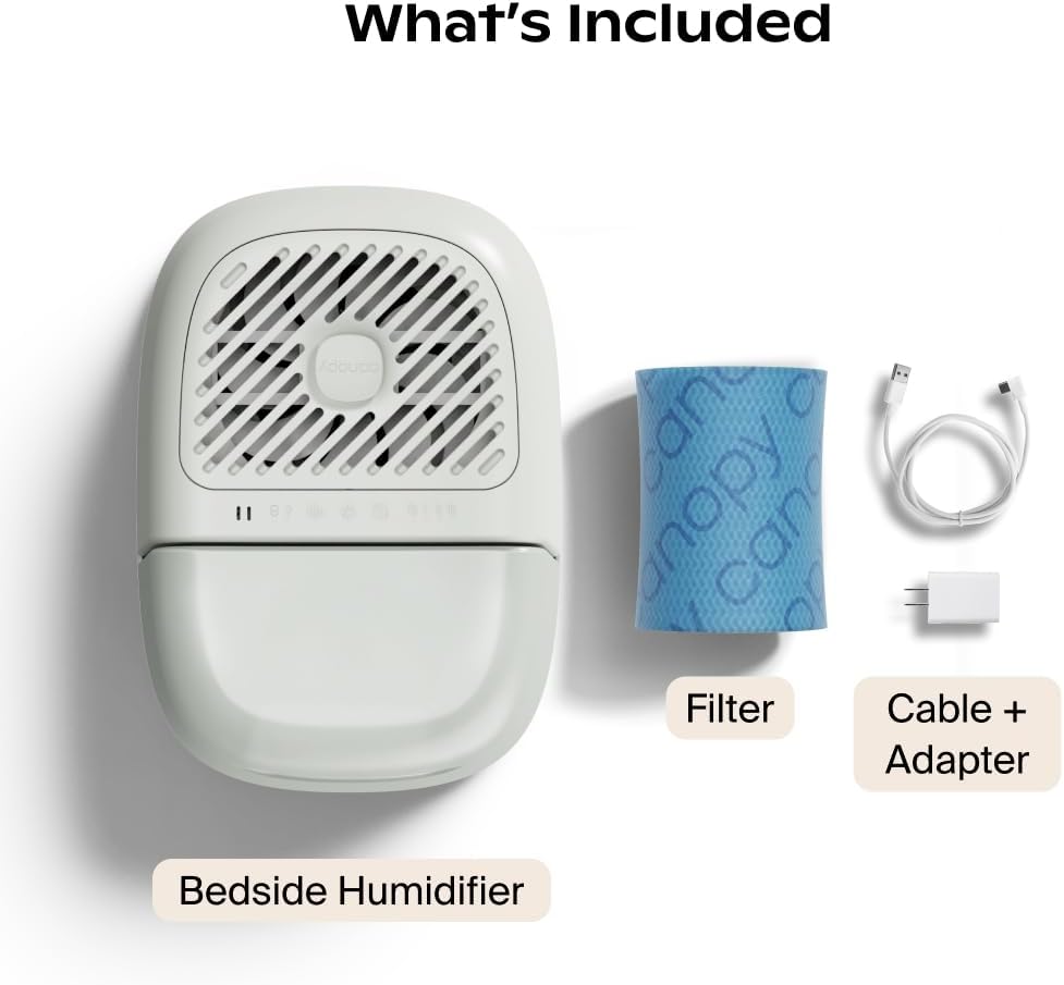 Detalle de Canopy Bedside Humidifier 2.0 2.5L 💧