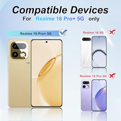 Detalle 2 de Ibywind Realme 16 Pro+ Hydrogel Screen Protector 2-Pack with Camera Lens Shield