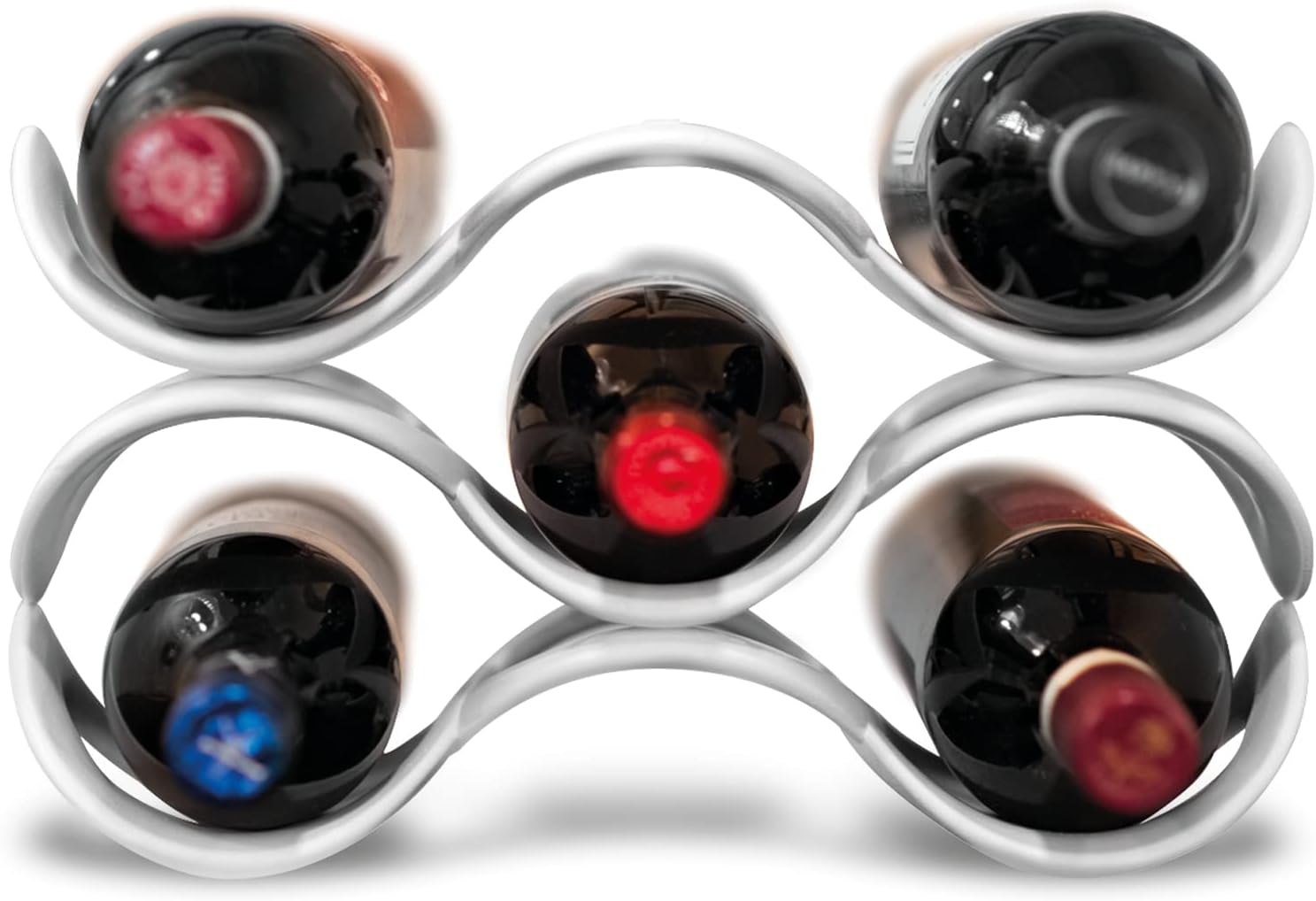 Thumbnail 1 de Guzzini Cantinetta universale Cuvee Bianco Icons — Portabottiglie multiuso, fino a 5 bottiglie
