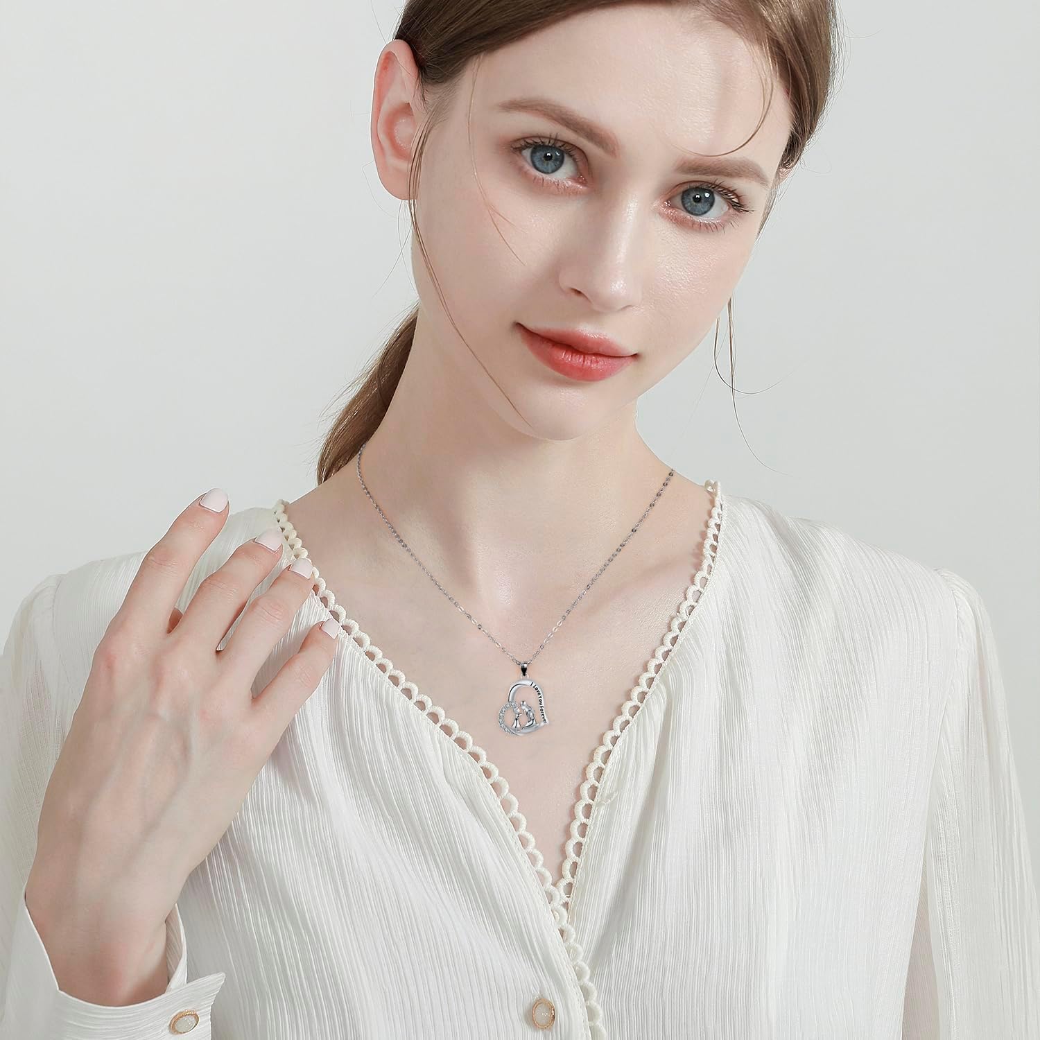 Thumbnail 3 de Yinsen Collar plata 925 45+5 cm