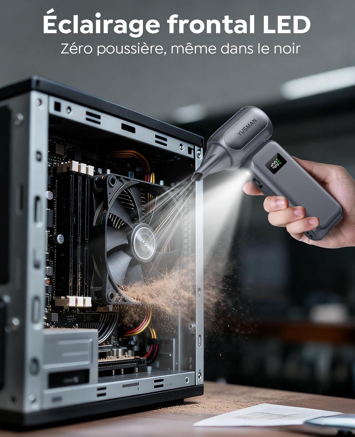 Detalle 2 de YUSMAN Souffleur mini 12 000 mAh