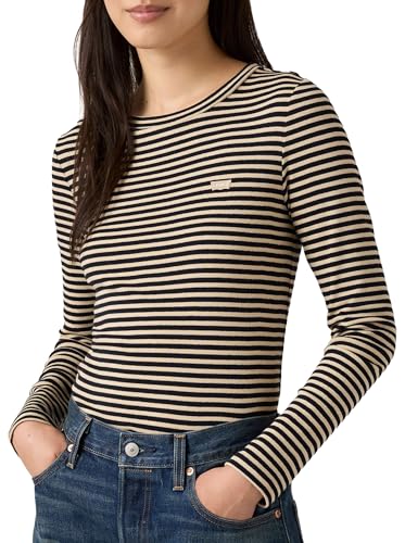 Thumbnail 3 de Levi's Essential Hm LS tee Cassie Stripe Anthra S