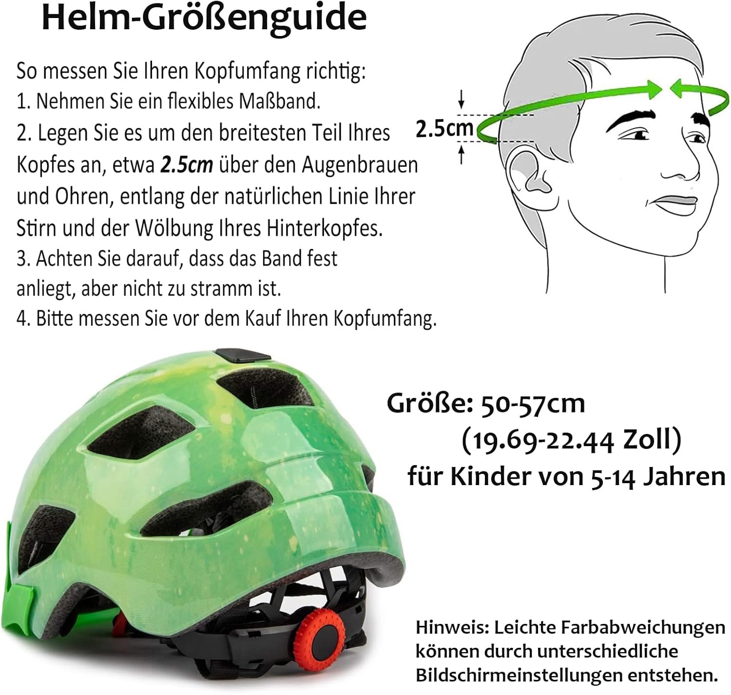 Detalle 2 de SIFVO Kinder Fahrradhelm 50-57 cm – sicher, komfortabel und vielseitig (5–14 Jahre)