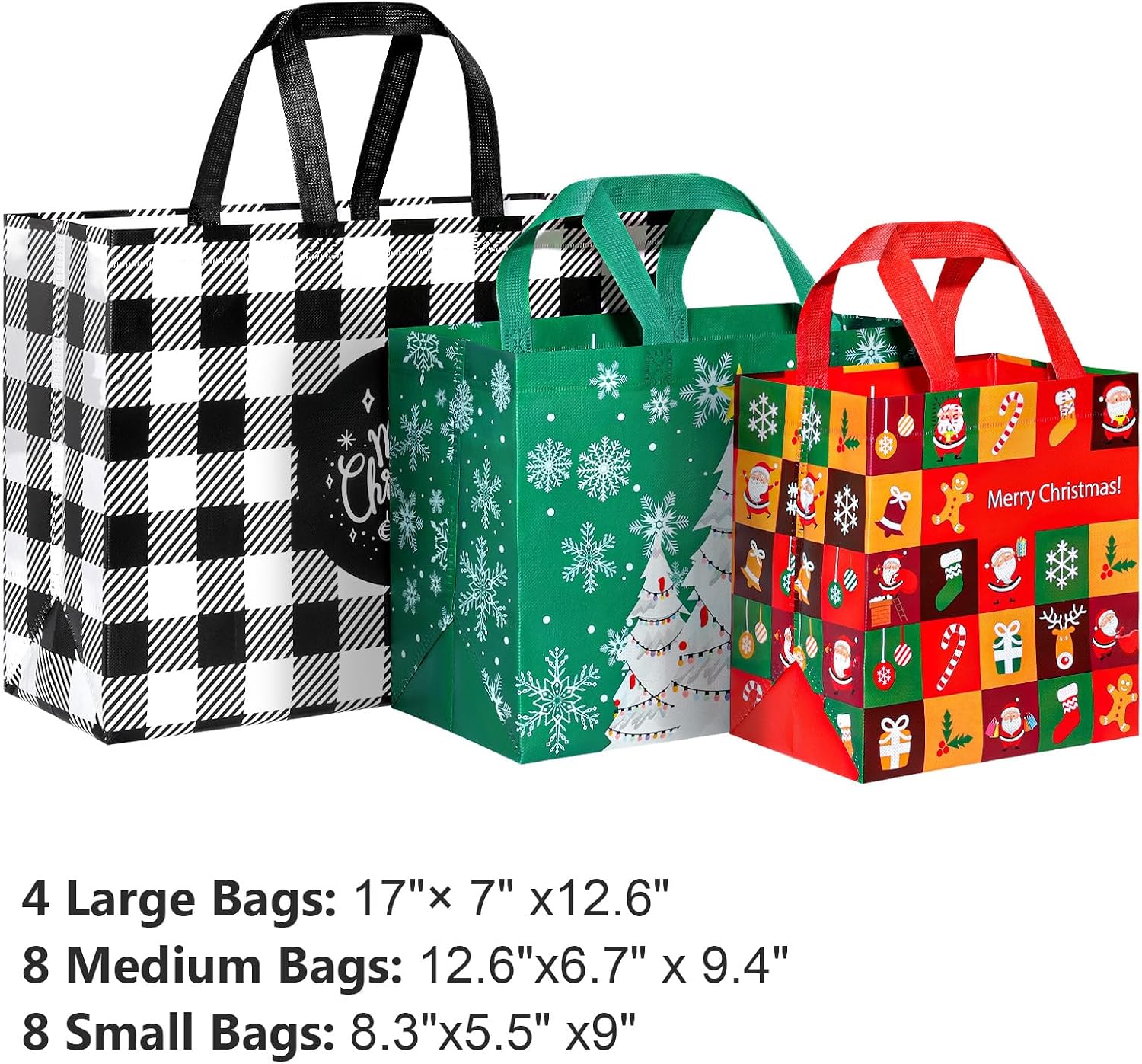 Detalle 2 de YANGTE Christmas Gift Bags 20-Pack
