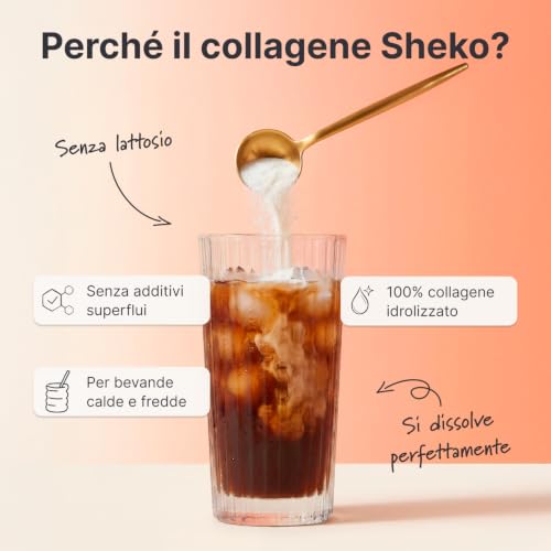 Detalle 2 de SHEKO Collagene Idrolizzato in Polvere – Bovino Tipo 1, 2 e 3 – 450 g