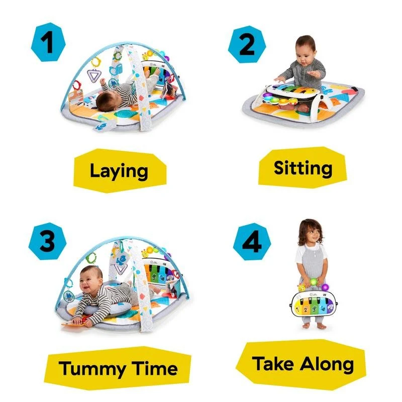 Thumbnail 3 de Gimnasio Baby Einstein BE-11749 Multicolor con Barra de Juguetes Sonora