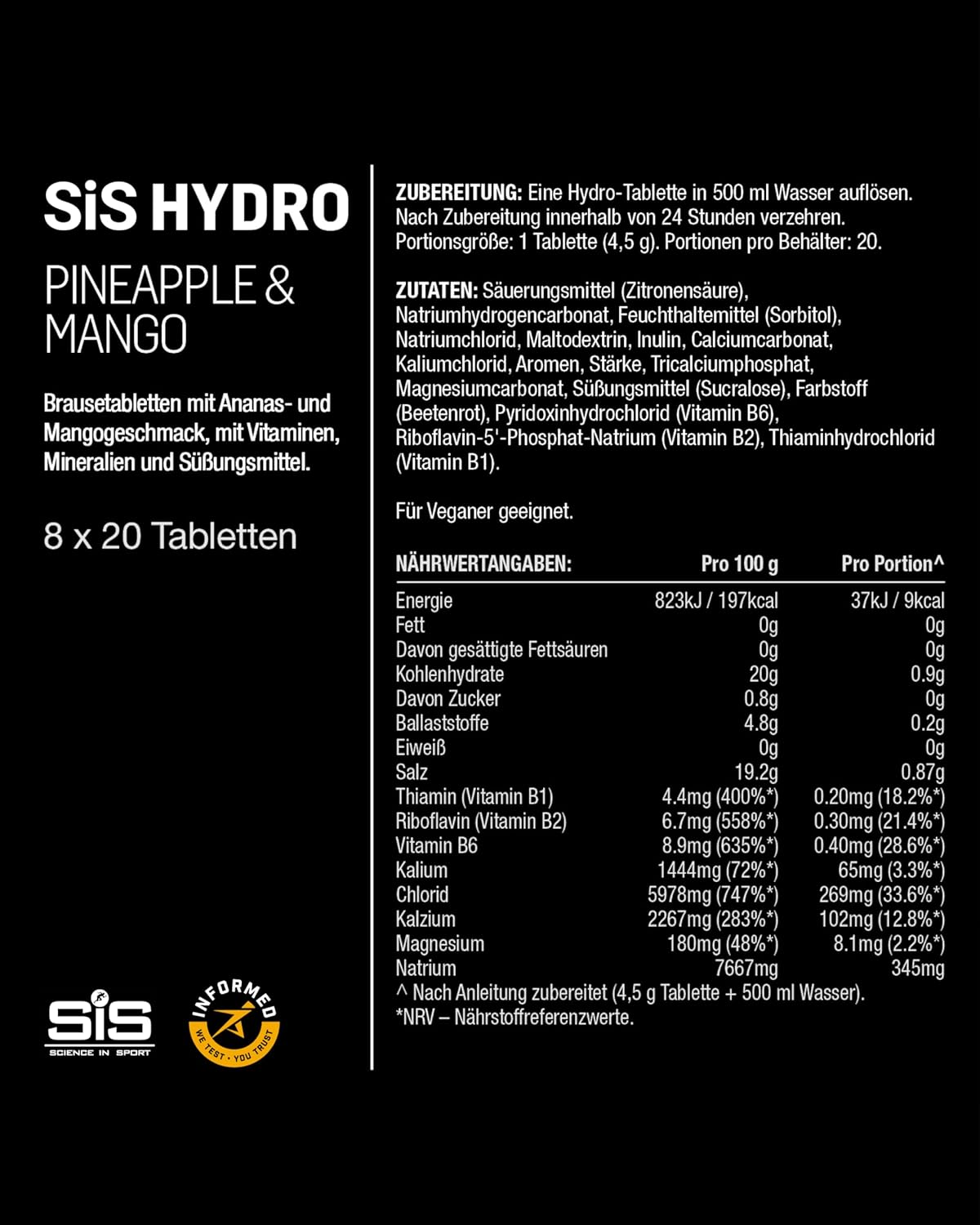 Thumbnail 4 de SiS GO Hydro – Elektrolyt-Tabletten für optimale Hydration und Muskelfunktion