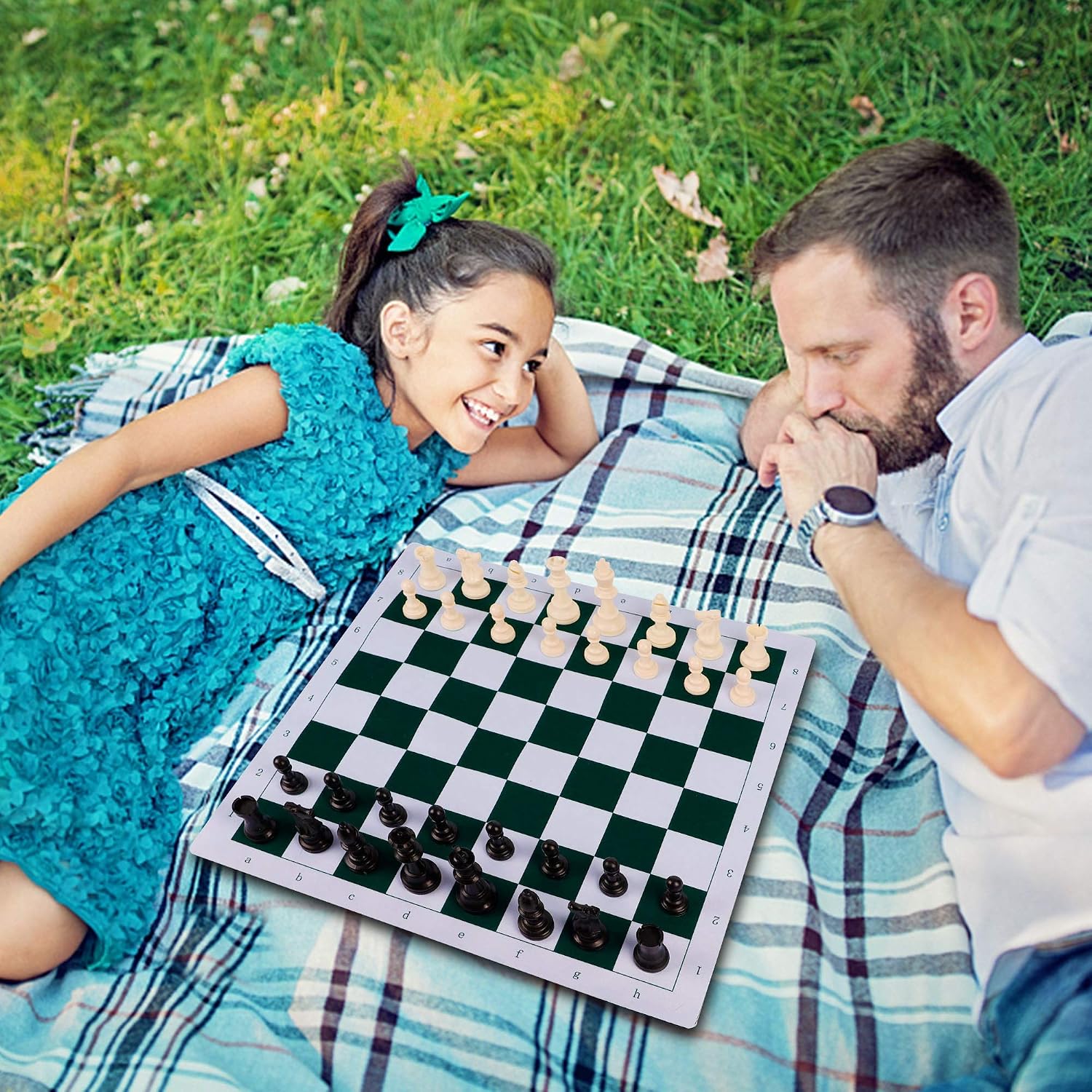 Detalle 2 de Juegoal 20" Portable Chess Set 🎲