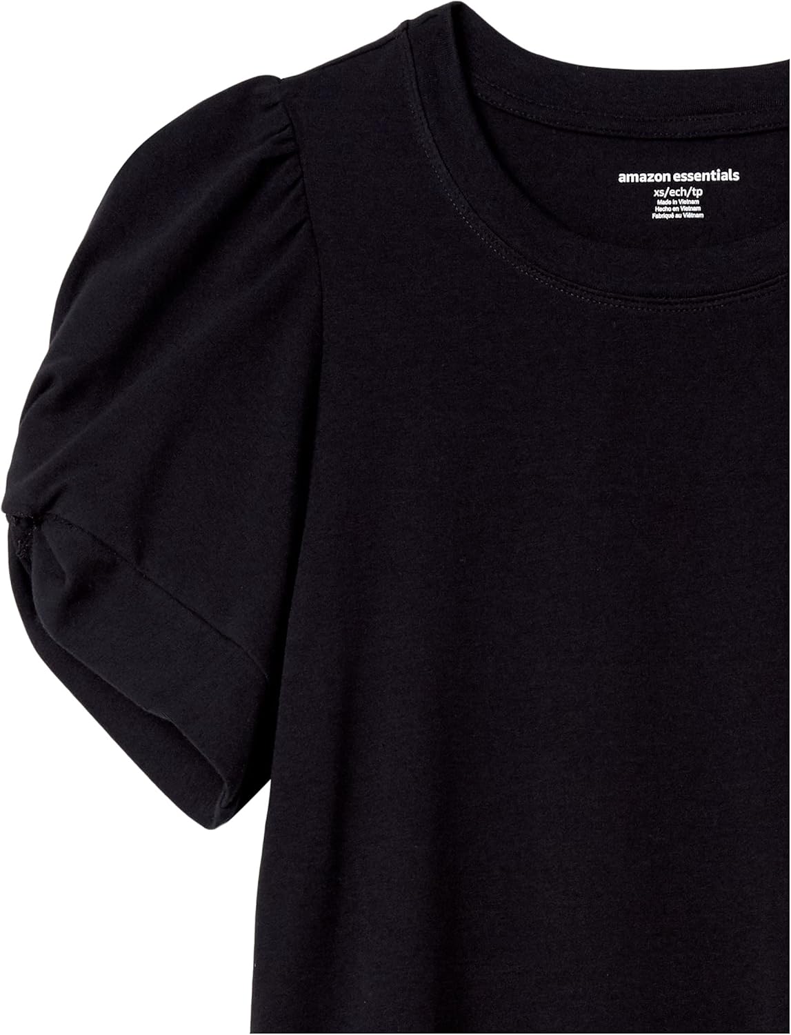 Detalle de Amazon Essentials Women's Regular-Fit Twist Sleeve Crewneck T-Shirt