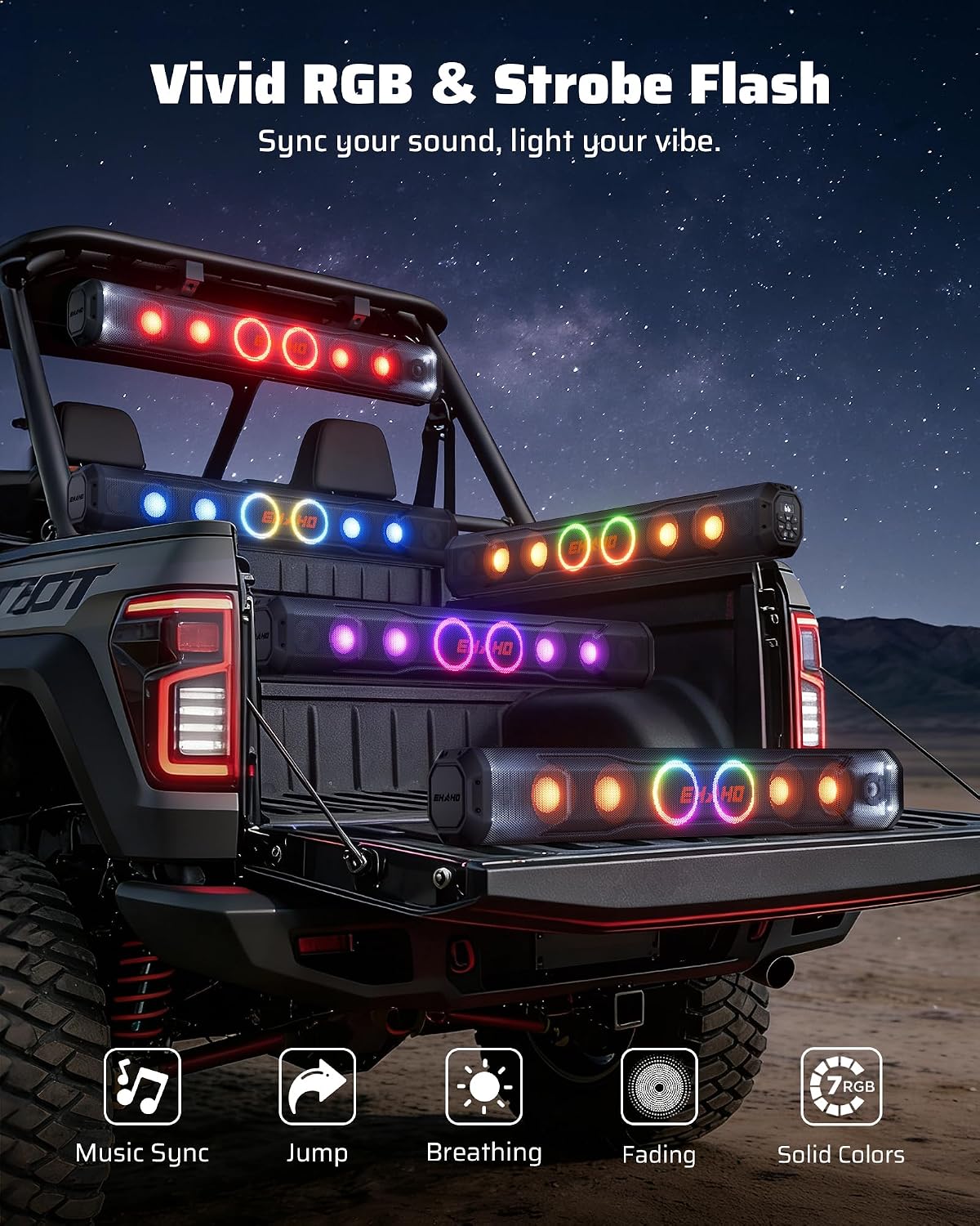 Detalle de Ehaho 35-inch UTV Soundbar