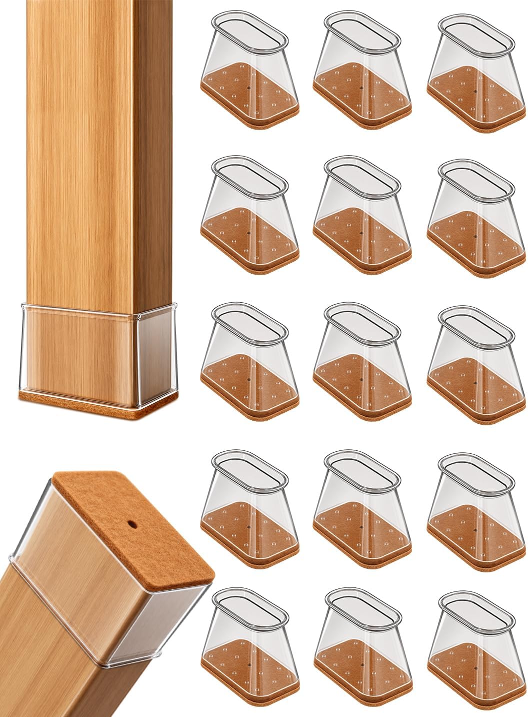 Thumbnail 6 de Chair Leg Floor Protectors, 1-1/16 to 1-5/8 in.