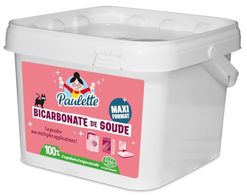 Detalle de Paulette - Bicarbonate de Soude, Nettoyant Multi-Usage Authentique 4 kg