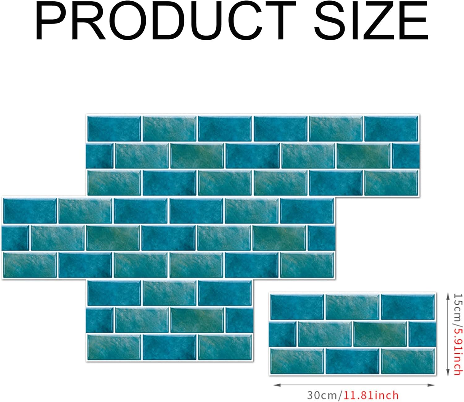 Thumbnail 5 de Stickers carrelage cuisine 12 pièces