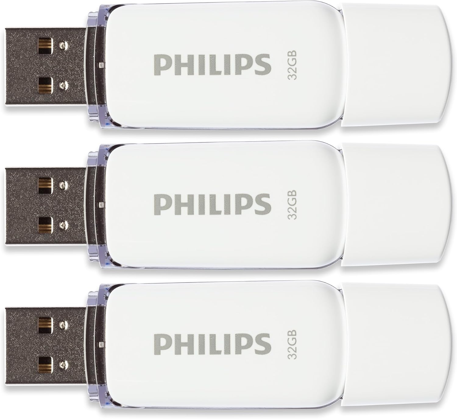 Detalle 2 de Philips Snow Edition Memoria USB 32 GB, pack 3