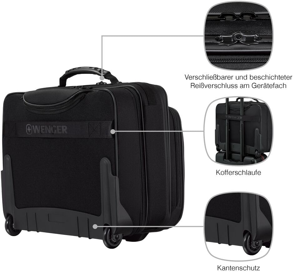 Thumbnail 5 de WENGER Legacy Laptop-Tasche mit Rollen – nachhaltige, gut organisierte Aktentasche für Büro und Reise